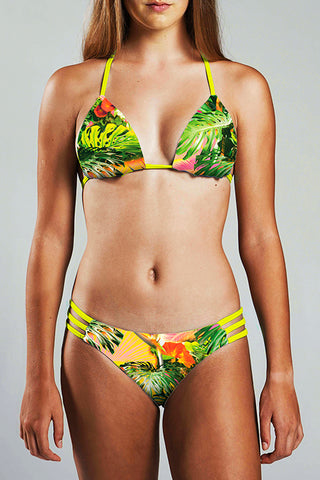 Strappy Bandeau Top - TROPICAL
