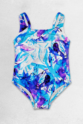 Kiddies Full Piece Cozzie - ORCHID