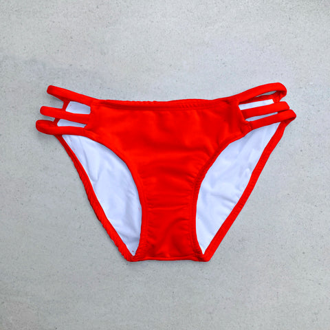Strappy Bikini Bottom - LUMO LIME