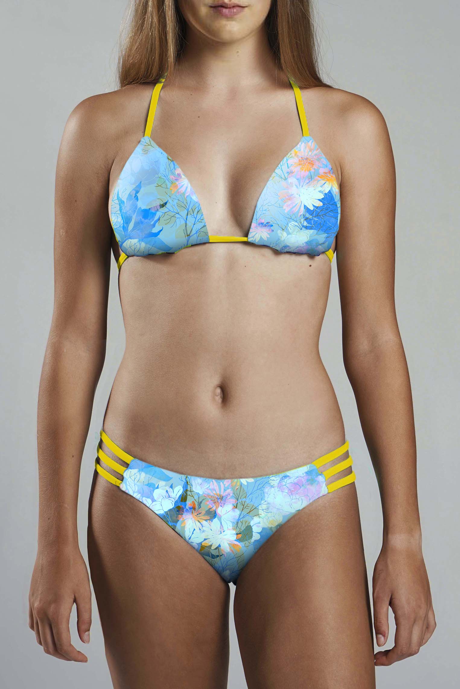 Strappy Bikini Bottom - DAISY