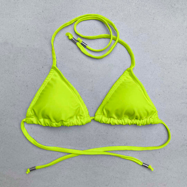 Cookie Cutter Triangle Bikini Top Lumo Lemon Cookie Cutter Swimwear