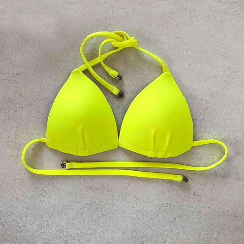 Triangle Bikini Top - LUMO LIME