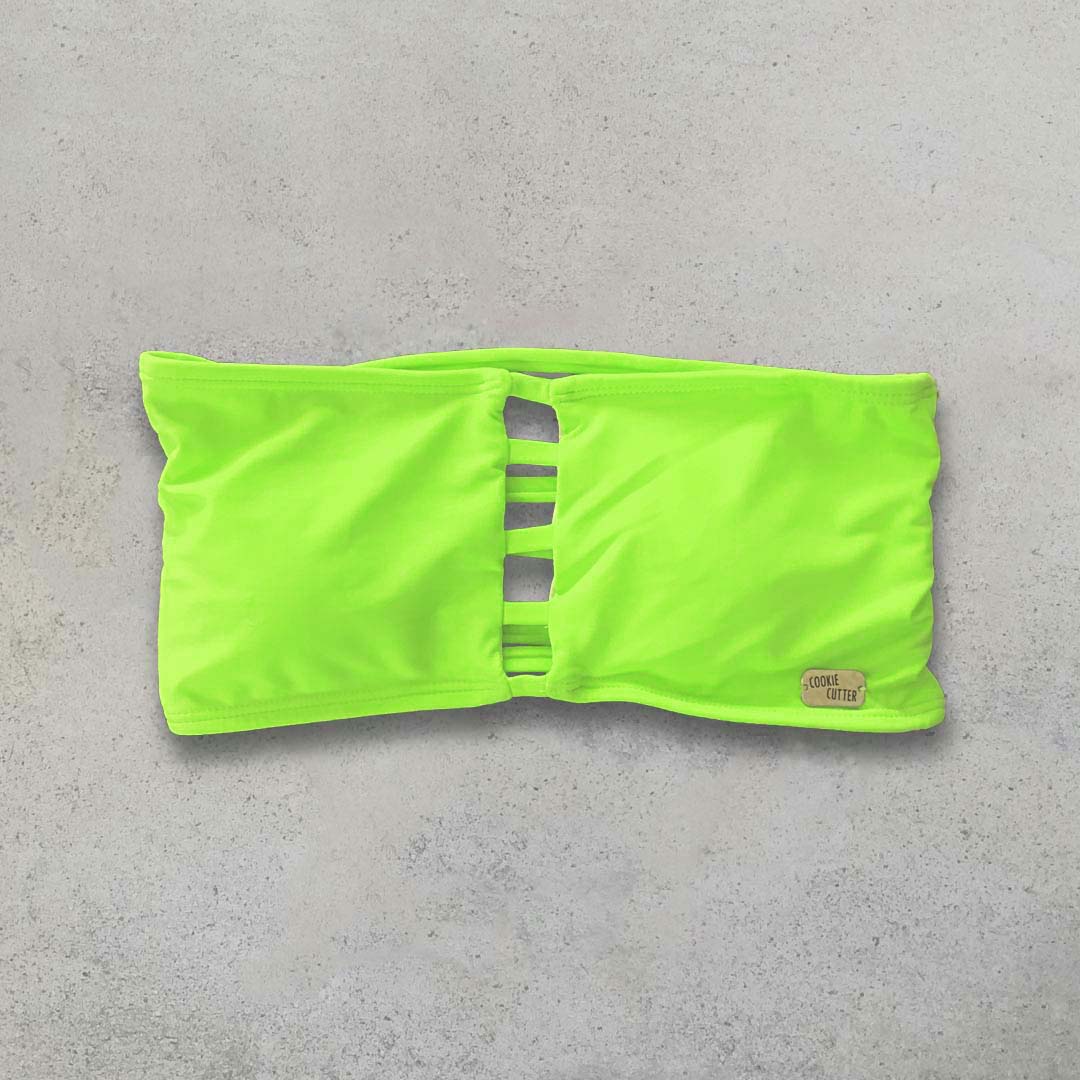 Strappy Bandeau Top - LUMO LIME