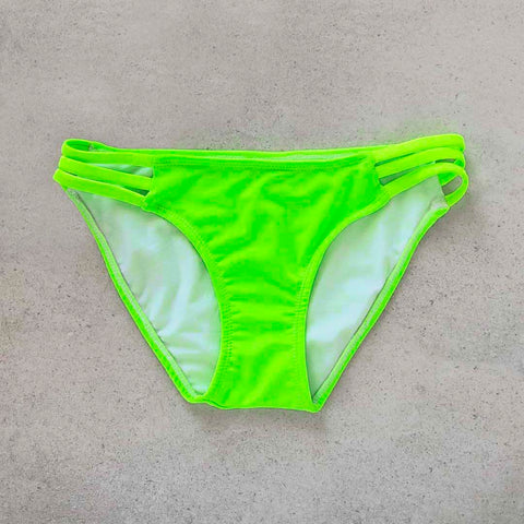 Strappy Bikini Bottom - LUMO LEMON