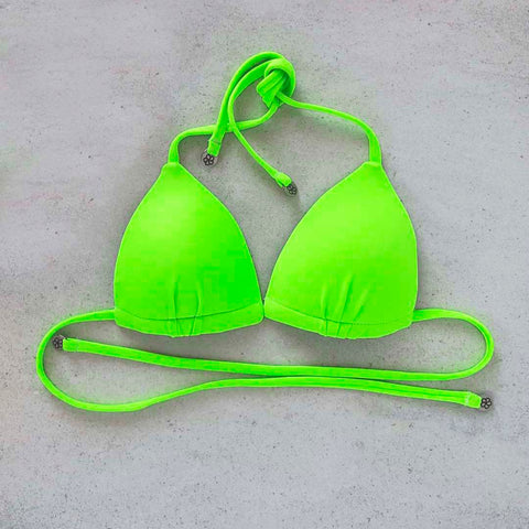 Triangle Bikini Top - LUMO LIME