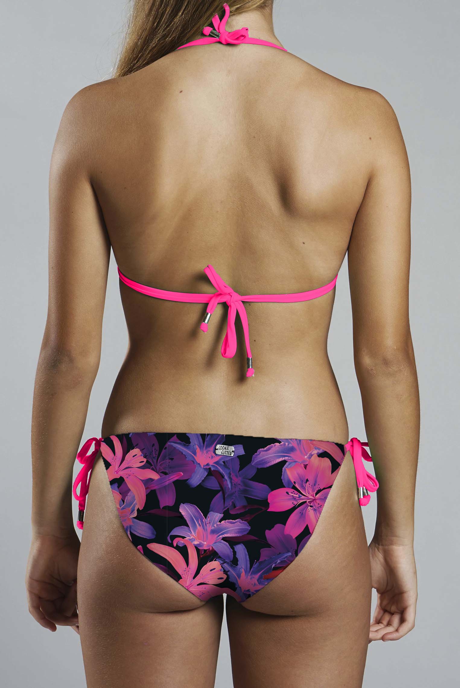 String Bikini Bottom - CORAL LILY