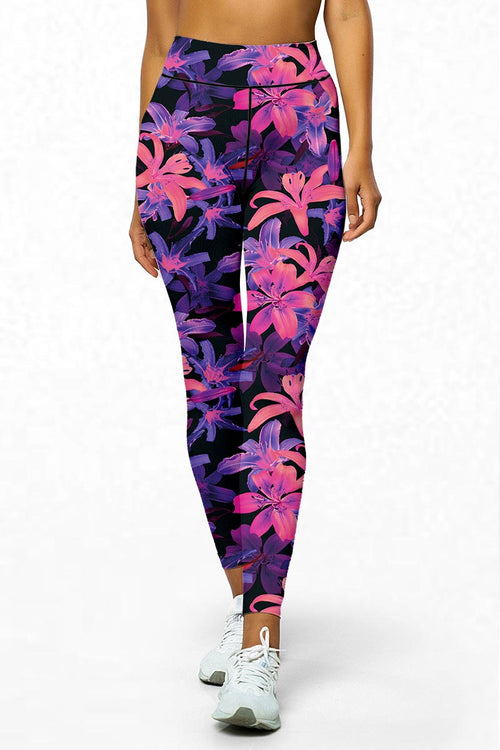 Active Full-Length Leggings - CORAL LILY