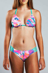 Cheeky Bikini Bottom - PASTEL POPPY