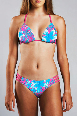 Strappy Bikini Bottom - ORCHID