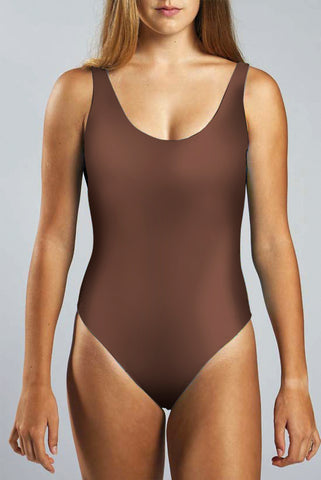 Triangle Bikini Top - CHOCOLATE