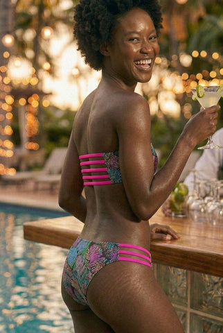NEON JUNGLE String Bikini Bottom