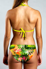 Cookie Cutter PushupBikiniTop-TROPICAL b