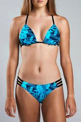 Strappy Bikini Bottom - BLUE LAGUNA