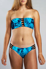 Strappy Bandeau Top - BLUE LAGUNA