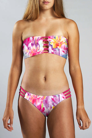 Strappy Bikini Bottom - DAFFODIL