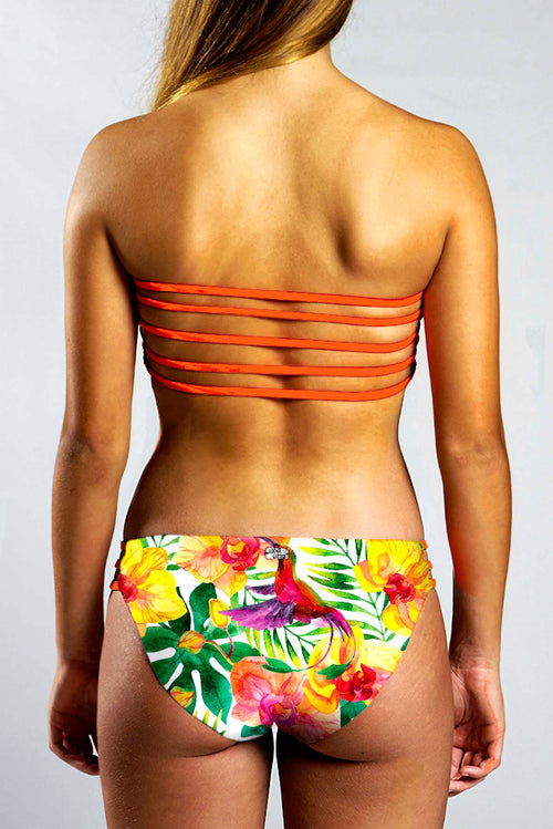 Cookie Cutter Strappy bandeau Top-HUMMINGBIRD b