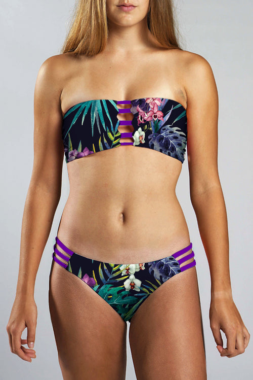 Strappy Bandeau Top - ORCHID