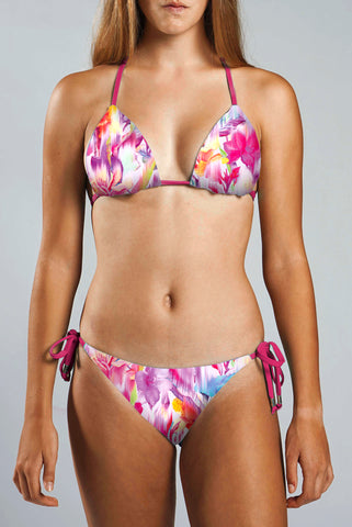 Strappy Bikini Bottom - ORCHID