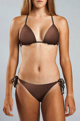 Triangle Bikini Top - CHOCOLATE