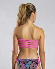 back view strappy bikini top