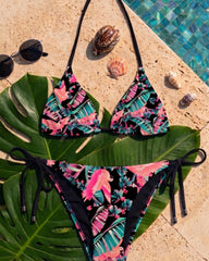 BIRDS OF PARADISE Triangle Bikini Top