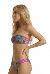 neon jungle bikini top