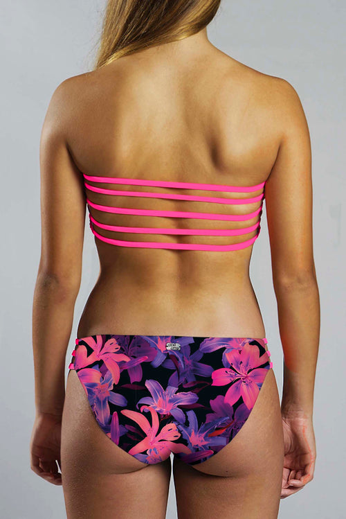 Strappy Bandeau Top - CORAL LILY