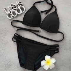 Cookie Cutter Bikini Set - BLACK BERRY
