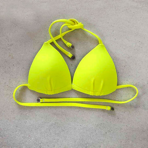 Strappy Bandeau Top - LUMO LIME