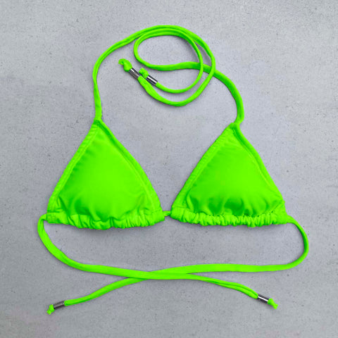 Strappy Bandeau Top - LUMO LIME