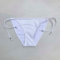 String Bikini Bottom - WHITE